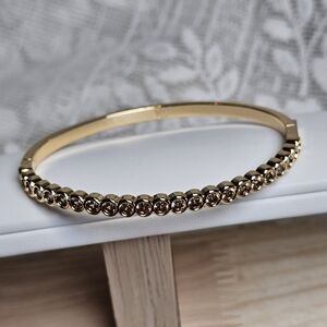Lauren Ralph Lauren Gold Bracelet with Brown Accents